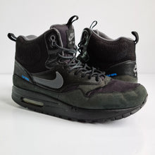 Load image into Gallery viewer, Nike Air Max 1 Mid Sneaker Boot Black UK7 Korreckt