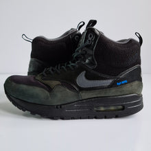 Load image into Gallery viewer, Nike Air Max 1 Mid Sneaker Boot Black UK7 Korreckt