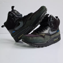 Load image into Gallery viewer, Nike Air Max 1 Mid Sneaker Boot Black UK7 Korreckt