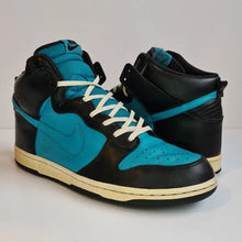 Load image into Gallery viewer, Nike Dunk High 'Black Glass Blue' UK10 Korreckt