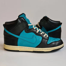 Load image into Gallery viewer, Nike Dunk High 'Black Glass Blue' UK10 Korreckt