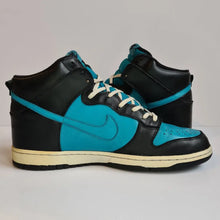 Load image into Gallery viewer, Nike Dunk High 'Black Glass Blue' UK10 Korreckt