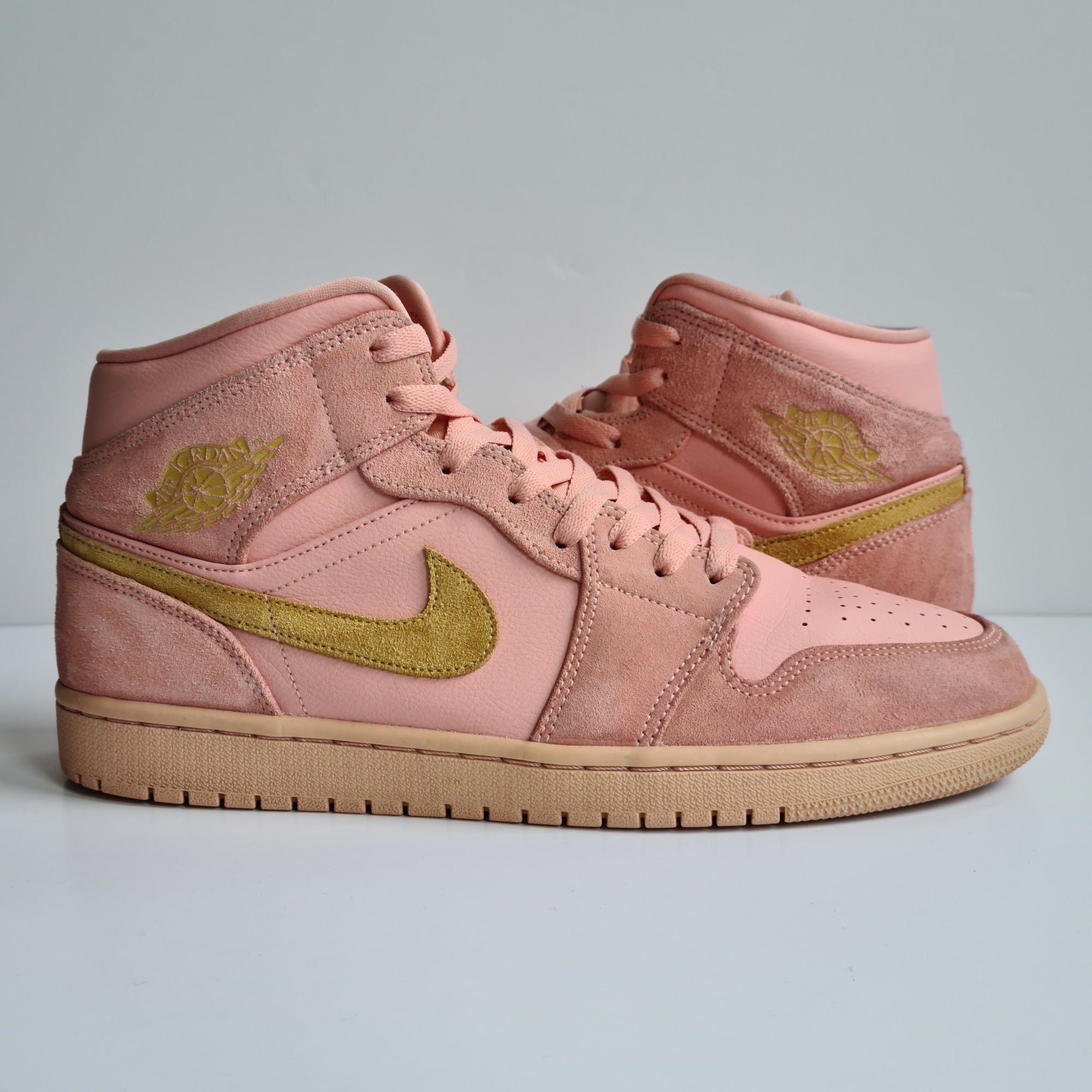 coral gold jordan 1 shirt