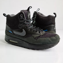 Load image into Gallery viewer, Nike Air Max 1 Mid Sneaker Boot Black UK7 Korreckt
