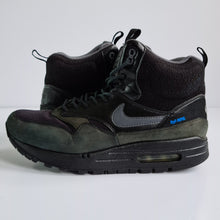 Load image into Gallery viewer, Nike Air Max 1 Mid Sneaker Boot Black UK7 Korreckt
