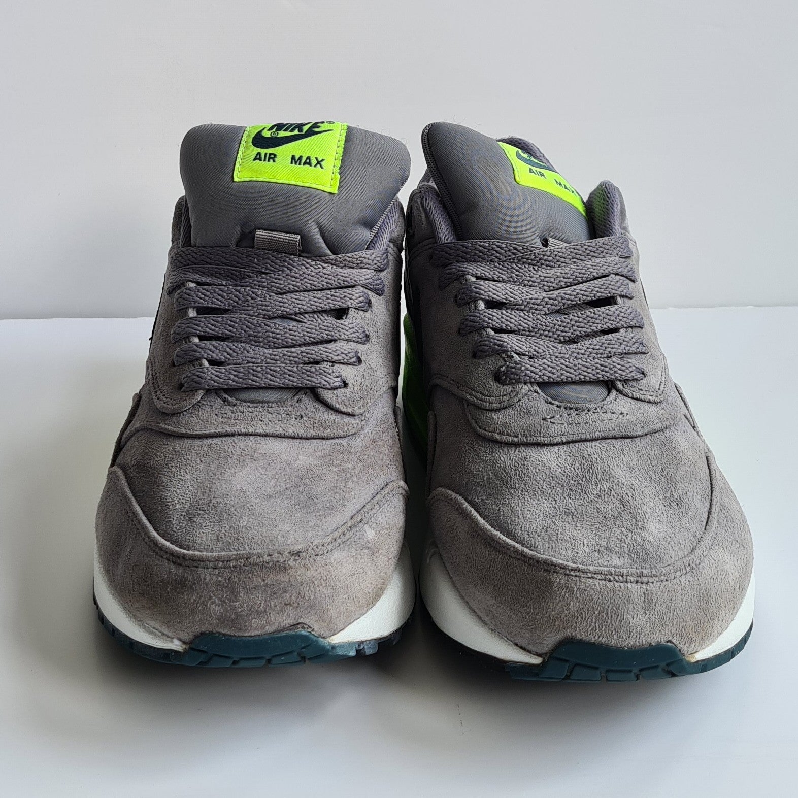 nike air max 1 fb yeezy grey volt