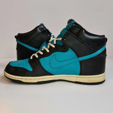 Load image into Gallery viewer, Nike Dunk High &#39;Black Glass Blue&#39; UK10 Korreckt
